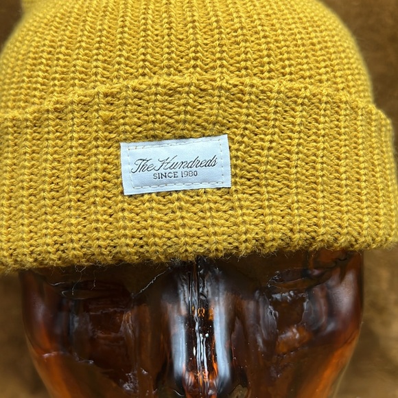 The Hundreds Mustard Yellow Knit Bennie Hat - Picture 7 of 12